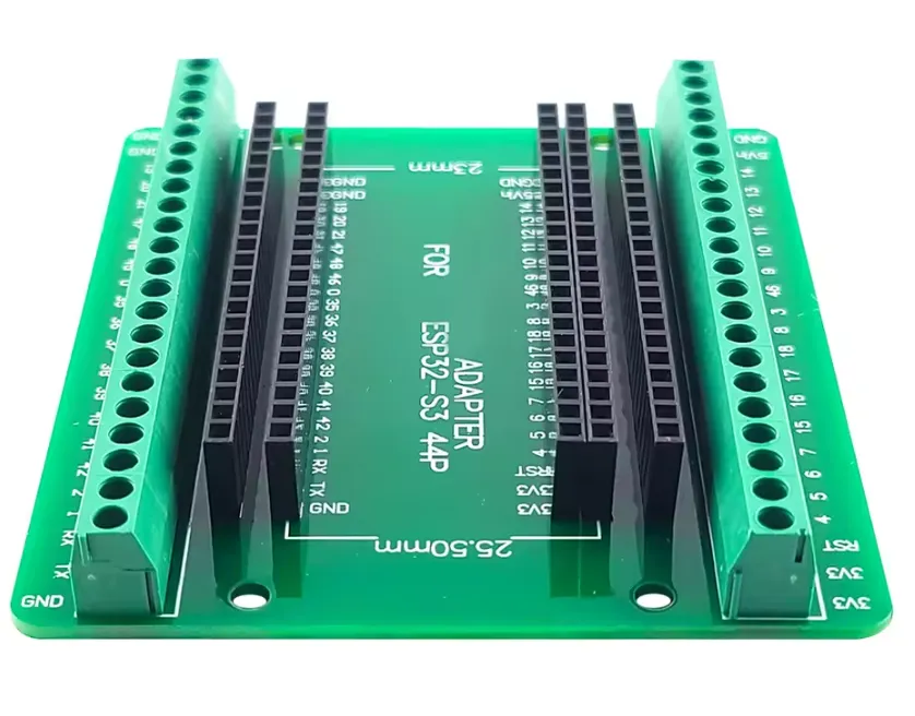 Breakout board för ESP32-S3 N16R8 44-Pin 23mm och 25.5mm boards