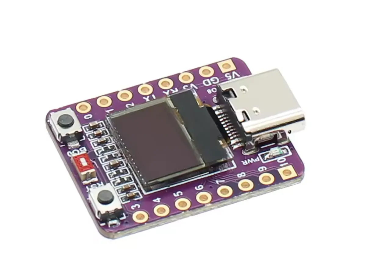 ESP32-C3 utvecklingskort med mini 0.42 tum midi OLED-display