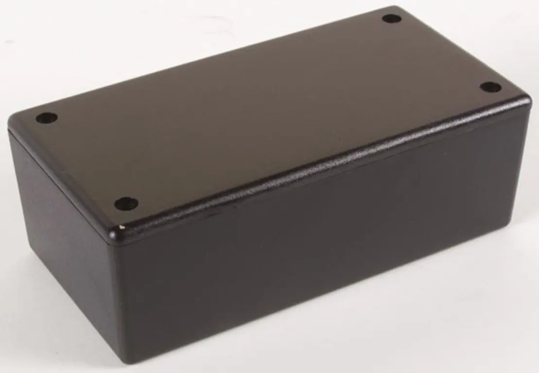 Plastkapsling - Svart 130 x 70 x 45mm
