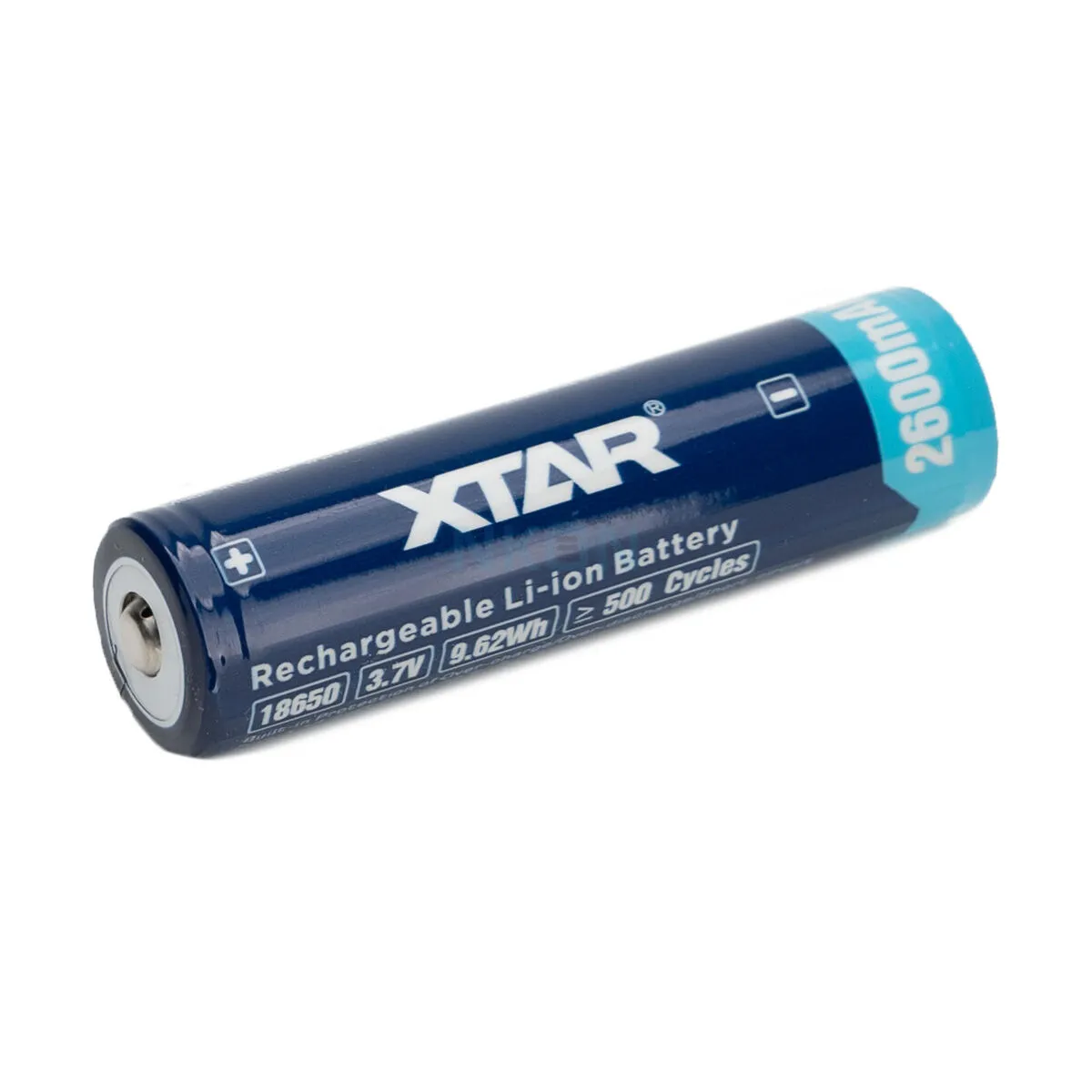 XTAR 18650 knapp topp 2600mAh (skyddad) - 5.2A