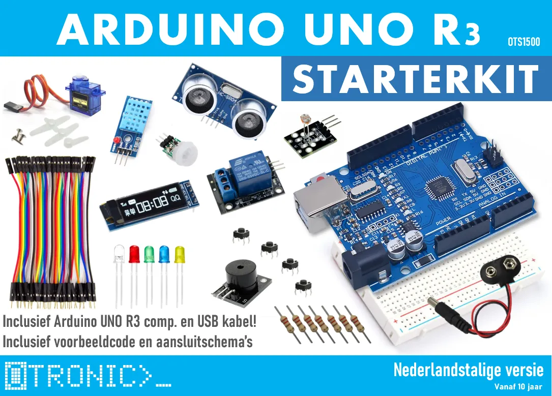 Arduino Starterkit UNO R3 på nederländska med gratis ChatGPT