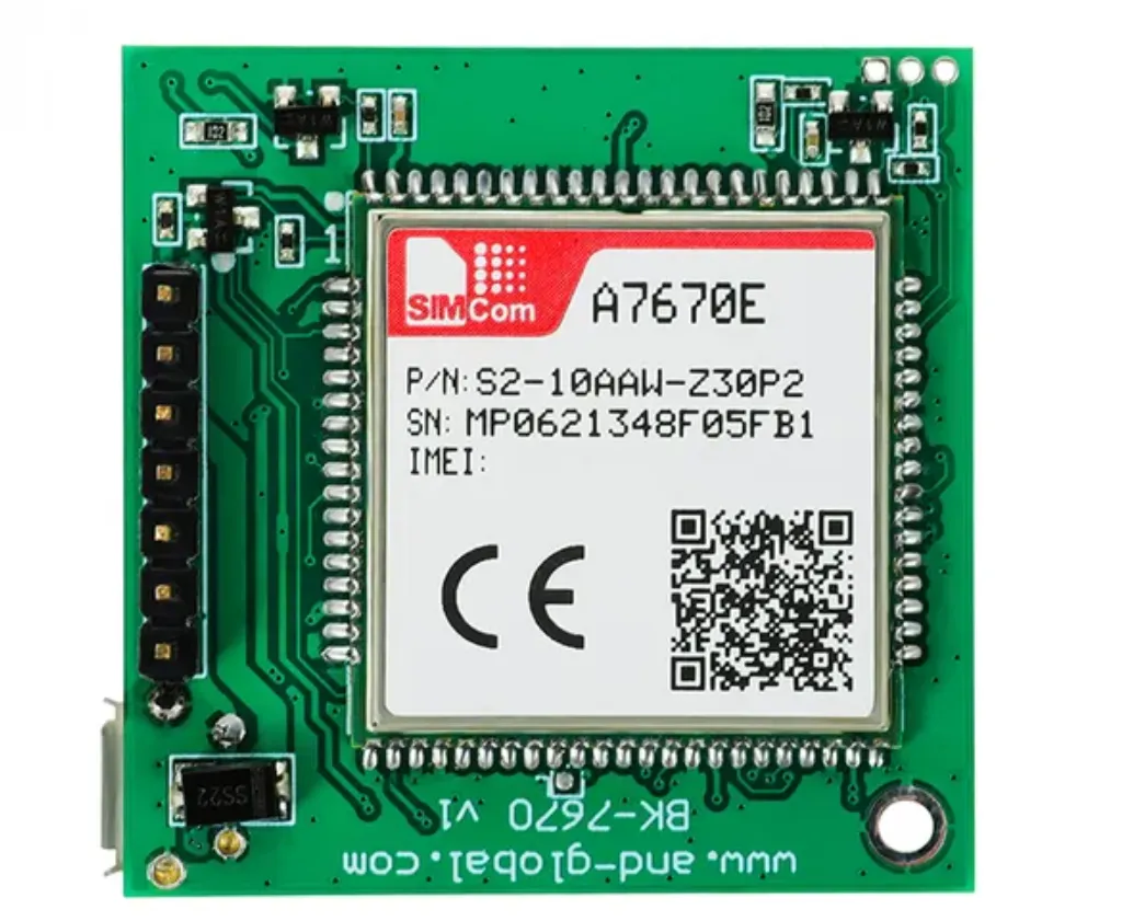A7670 SIM 4G LTE Cat 1 och GPS-modul