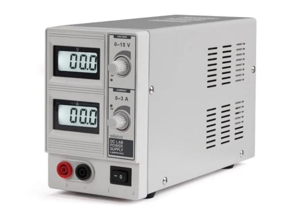 Velleman Labaggregat, reglerbart, 0-15 VDC/0-3 A. LABPS1503