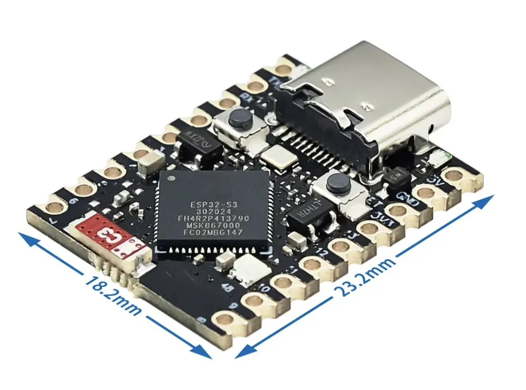 ESP32-S3 Super Mini 4MB Flash och 2MB PSRAM