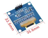Mini OLED display vit 1.3 inch 128x64 I2C – 3