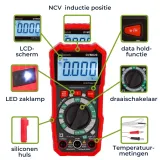 Velleman Digital multimeter CAT III 600V – 2