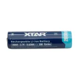 XTAR 18650 knapp topp 2600mAh (skyddad) - 5.2A – 2