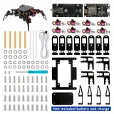 ACEBOTT Quadruped Bionisk Spindelrobot Kit ESP8266 med Arduino IDE och ACECode (Scratch) – 2