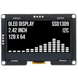 2.4 inch OLED-display 128x64 Vit I2C SSD1309 3.3V – 1