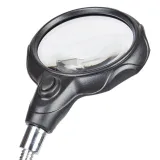 Förstoringsglas med LED-belysning, praktiska klämmor och lödkolvshållare – 3