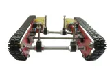 Robottank med larvband Chassi inklusive 2 motorer – 4