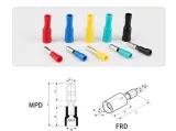 Sortiment av isolerade kabelskor - FRD/MPD2-156 – 6