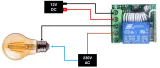 Trådlös Programmerbar Relämodul inkl. Fjärrkontroll (4 knappar) - 12V 433Mhz RF – 2