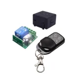 Trådlös Programmerbar Relämodul inkl. Fjärrkontroll (4 knappar) - 12V 433Mhz RF – 6