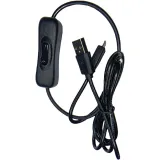 USB till Micro-USB strömkabel med PÅ/AV-brytare – 1