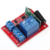 Trådlös Relämodul inkl. Fjärrkontroll - 12V, 1 Kanal, 433Mhz RF – 5