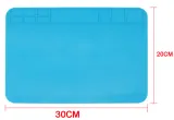 Flexibel lödmatta i silikon 30x20cm blå – 3