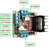 L298N Motor Driver Board röd – 2