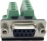 DB9 hona D-SUB-adapter RS232 seriell till skruvterminal – 1