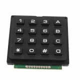 4x4 matris-knappsats svart – 1