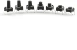 Set med 70 Puls DIP-tryckknappar i 7 olika längder – 1