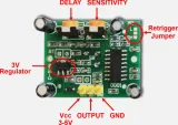 PIR-sensor HC-SR501 rörelsesensor – 2