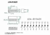 10-segments LED-stapel Röd – 3