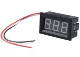 Voltmeter 0-100V - Röd, 0.56 inch, 3 Trådar – 1