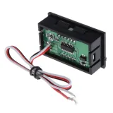 Voltmeter 0-100V - Röd, 0.56 inch, 3 Trådar – 3