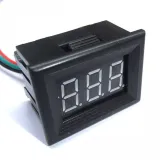 Voltmeter 0-100V - Röd, 0.56 inch, 3 Trådar – 4