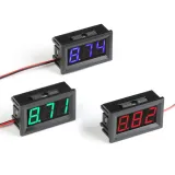 Voltmeter 3.5-30V - Röd, 0.56inch, 2 Trådar. – 3