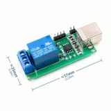 Hög Kvalitet 1 Kanals  5V Usb Relämodul – 6