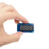 4-siffrig display Röd TM1637 (7-segment per siffra) – 3