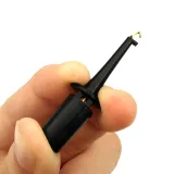 Mini testklämma med fjäderbelastad krok för PCB SMD IC 43 mm - Svart – 2