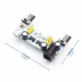 MB102 DC 7-12V USB-gränssnitt breadboard-strömförsörjningsmodul 2-kanalskort – 5