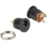 DC-strömkontakt hona 5.5x2.1mm DC-022 med mutter – 2