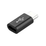 USB-C hane till Micro-USB hona adapter - svart – 1