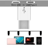 USB-C hane till Micro-USB hona adapter - svart – 2