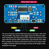 RUS-04 Ultraljudsavståndssensor med integrerad RGB LED – 2