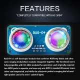 RUS-04 Ultraljudsavståndssensor med integrerad RGB LED – 3