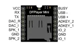 DFPlayer Mini (clone) MP3-modul med MicroSD-kortplats – 2