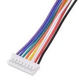 8 Pins Connector/Terminal kabel, 1-sidig - hane, 26AWG 20cm, XH2.54mm – 2