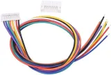 8 Pins Connector/Terminal kabel, 1-sidig - hane, 26AWG 20cm, XH2.54mm – 3