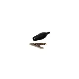 Krokodilklämma 28mm Svart – 2
