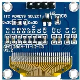 Mini OLED-display vit 0,96 tum 128x64 I2C – 2
