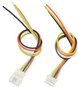 Micro JST PH 4-stifts pigtail-kontaktsats hane hona – 2