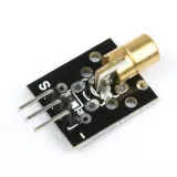 Laserdiod 5V-modul röd laser 650 nm 5 mW kopparhuvud – 2