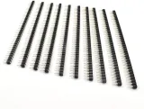 2.54Mm 40 Pins Ronde Vrouwelijke Socket Pin Header Strip 1X40p Zwart – 2