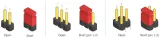 Jumper Cap 2 Pins 2,54mm (Gul) för bl.a. Arduino, Esp32 och Raspberry Pi – 3