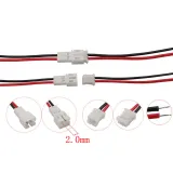 Micro JST PH 2-poligt pigtail-kontaktsats hane hona – 2